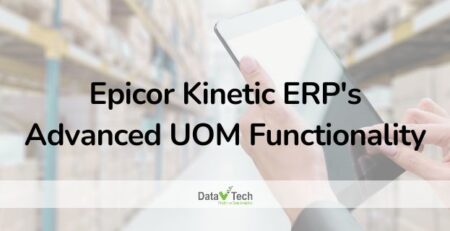 Epicor Kinetic ERP's Advanced UOM Functionality